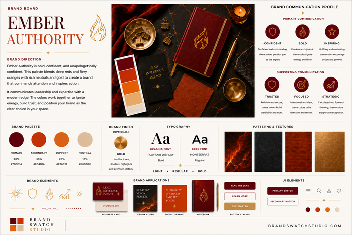 Ember Authority Brand Swatch