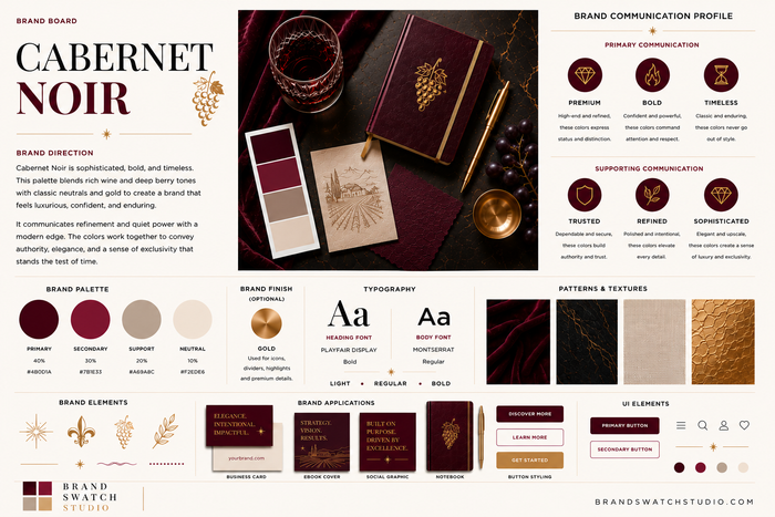 Cabernet Noir Brand Swatch