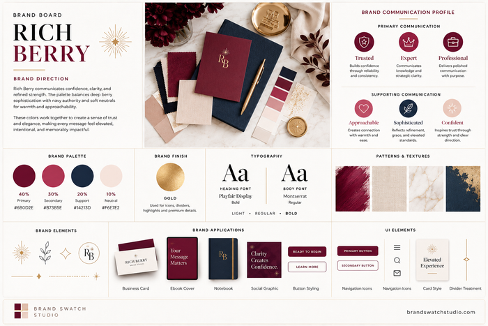 Rich Berry Brand Swatch