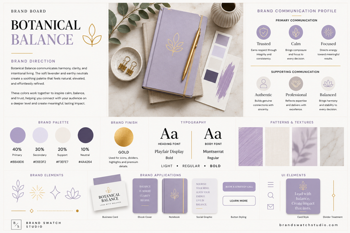 Botanical Balance Brand Swatch