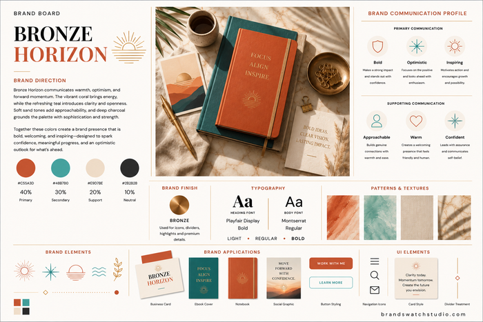 Bronze Horizon Brand Swatch