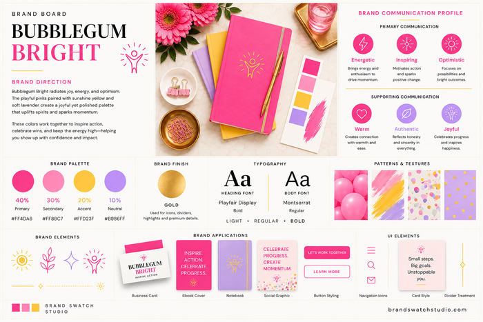 Bubble Gum Bright Brand Swatch