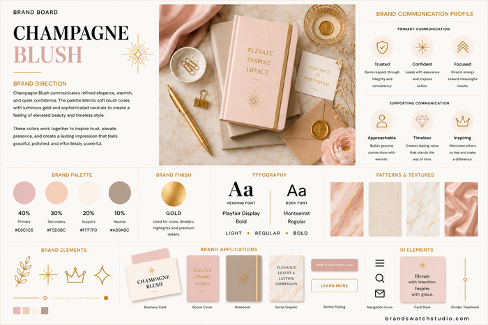 Champagne Blush Brand Swatch