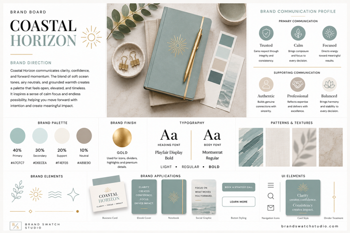 Coastal Horizon Brand Swatch