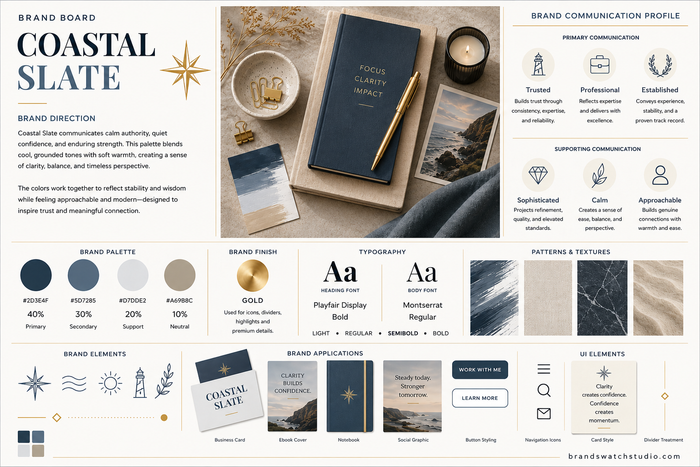 Coastal Slate Brand Swatch