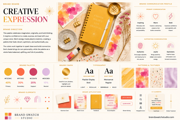 Creative Expression Brand Swatch