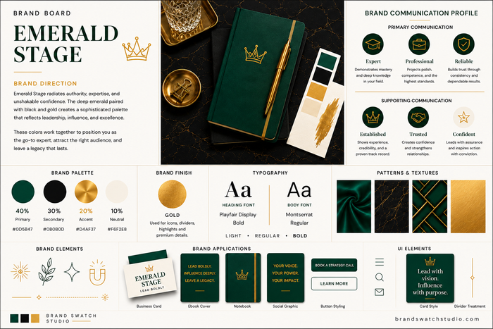Emerald Stage Brand Swatch