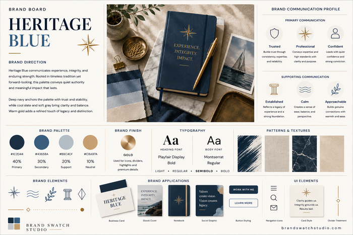 Heritage Blue Brand Swatch