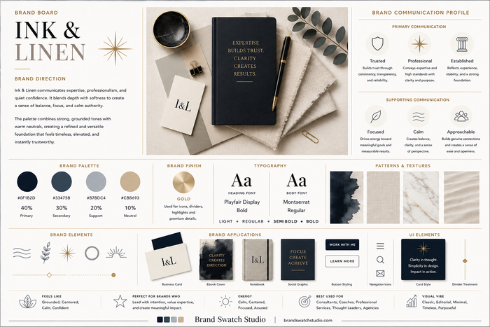Ink & Linen Brand Swatch