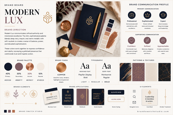 Modern Lux Brand Swatch