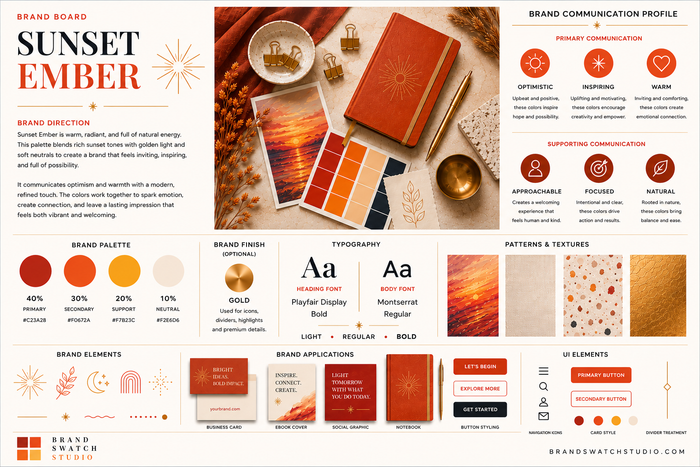 Sunset Ember Brand Swatch
