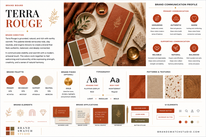 Terra Rouge Brand Swatch