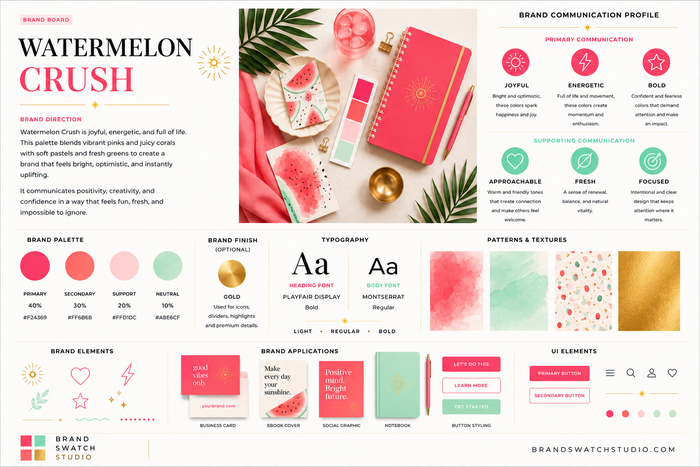Watermelon Crush Brand Swatch