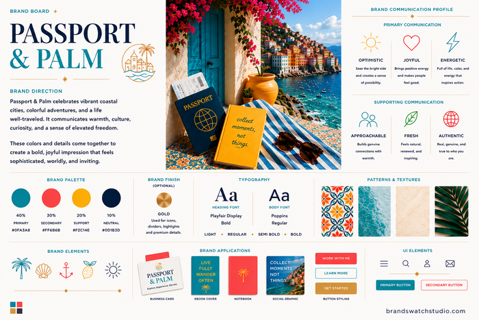 Passport Palm Brand Swatch